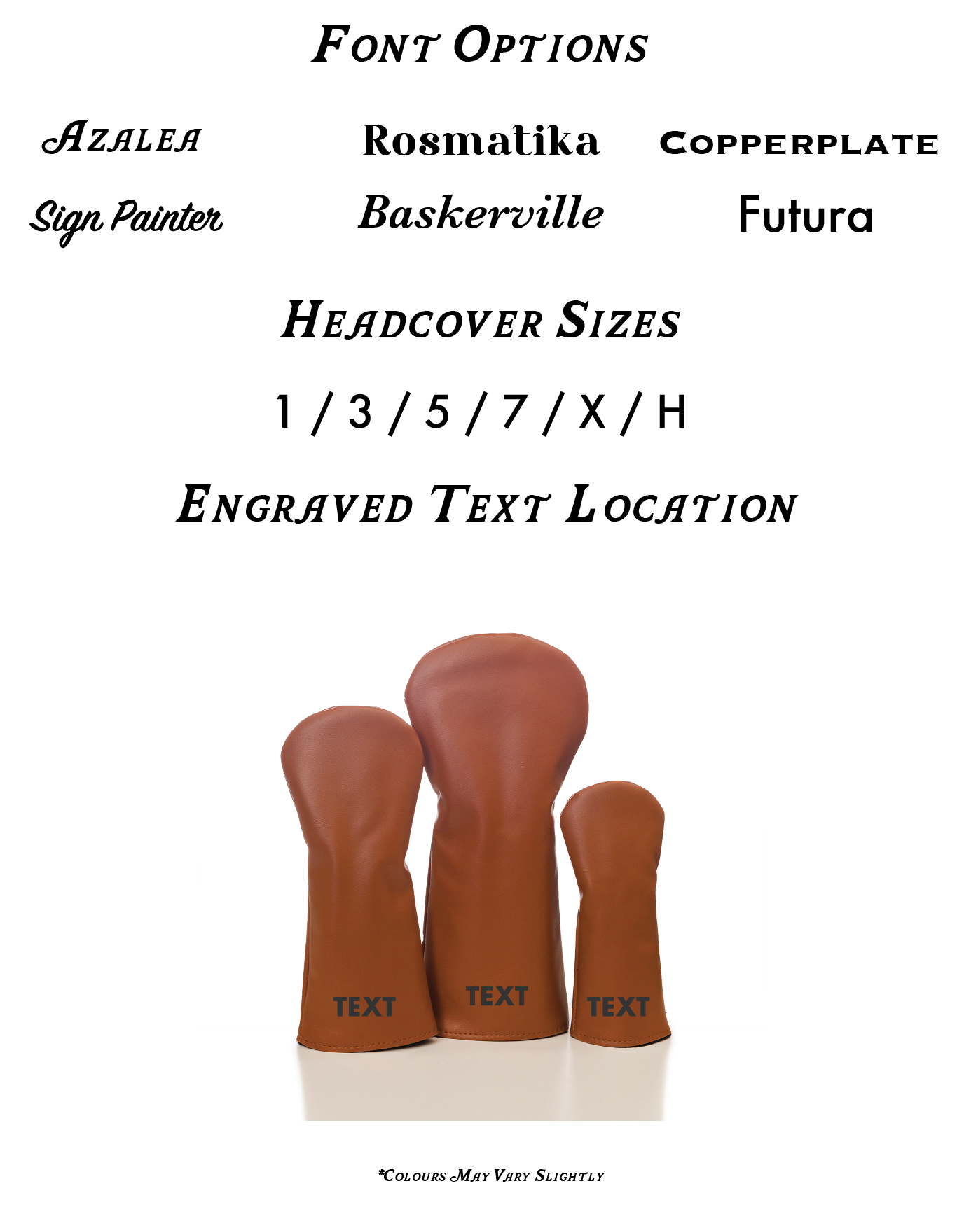 Basic Brown Headcovers