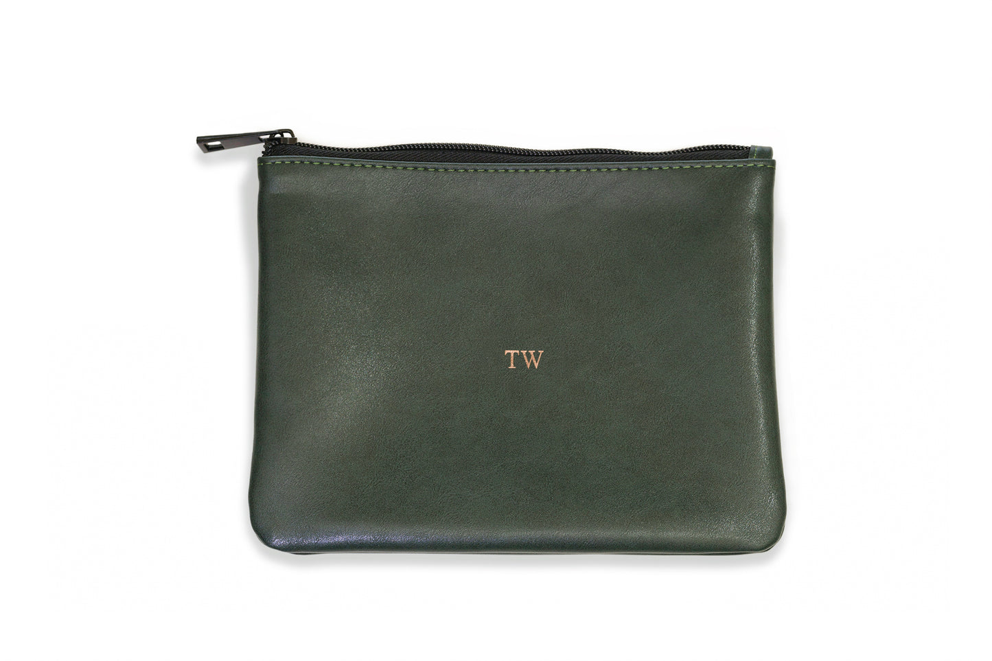 Green Zipper Pouch