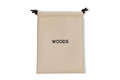 White Drawstring Pouch