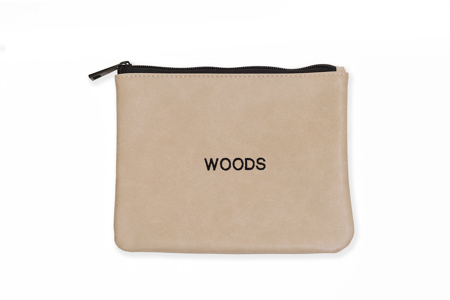 White Zipper Pouch