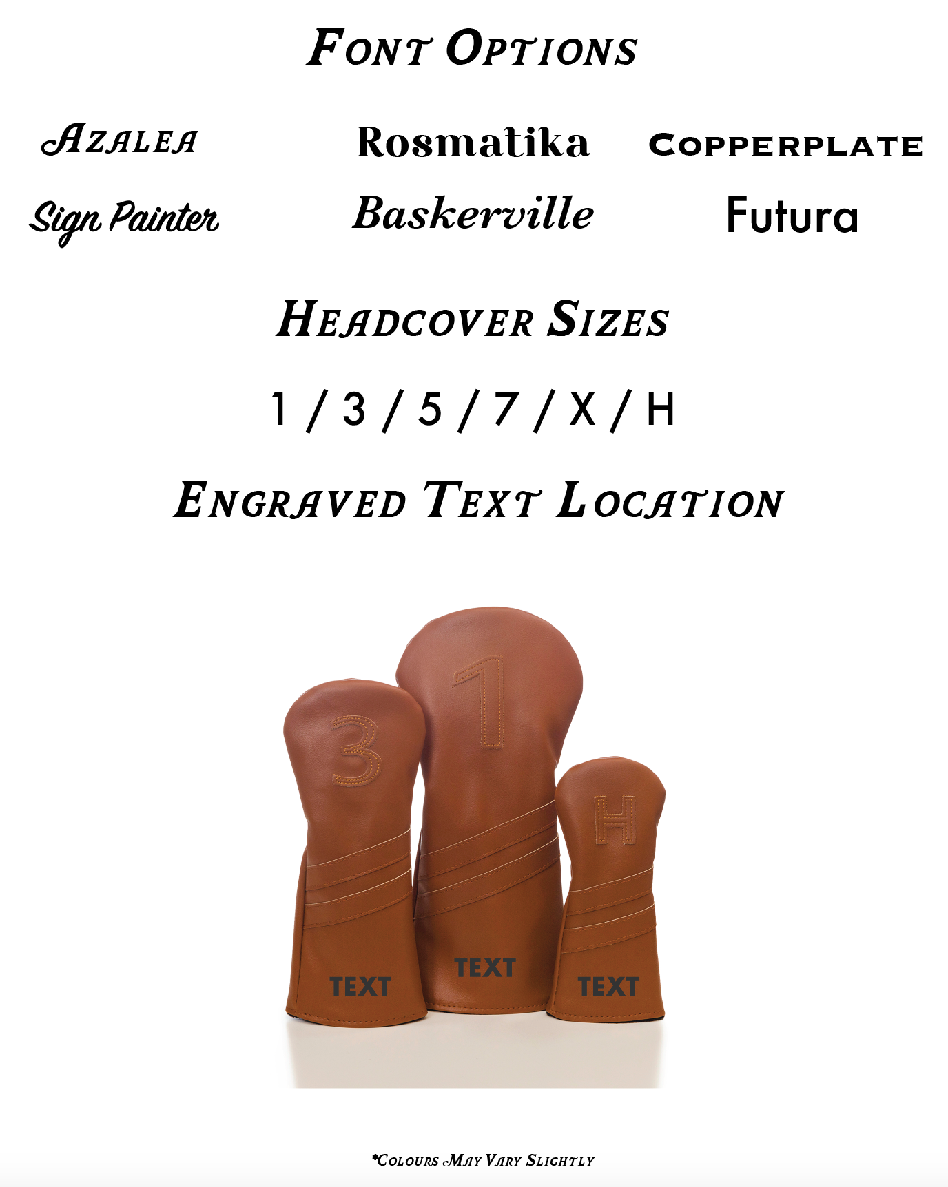 Classic Brown Headcovers