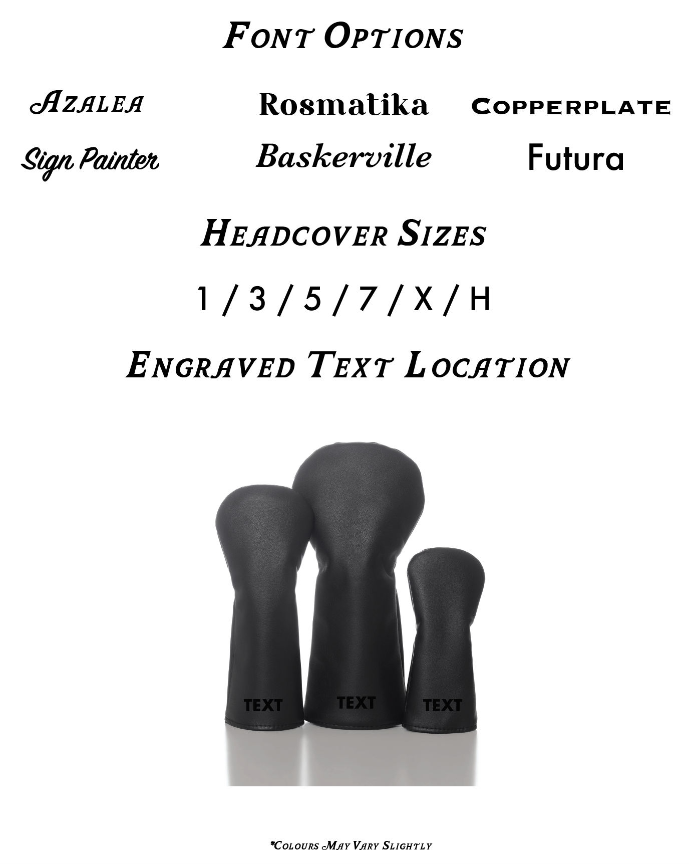 Basic Black Headcovers